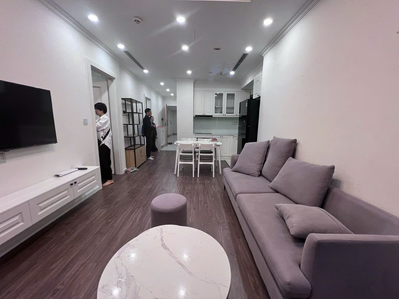 Bán chung cư 2 ngủ 2WC tòa R3 Sunshine Riverside diện tích 58m2 ban công Tây View nội khu Ciputra
